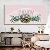 Painting by numbers pineapple candy